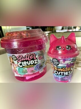 Compound Kings Butter Cloudz Slime Tub and whipped Bingzu Cuties-coconut scent